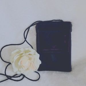 Crushed velvet little purse
